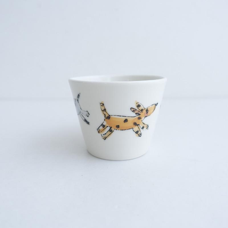 大隈美佳 *動物マグカップ*コップコーヒーティー食器作家【陶器】(wa84