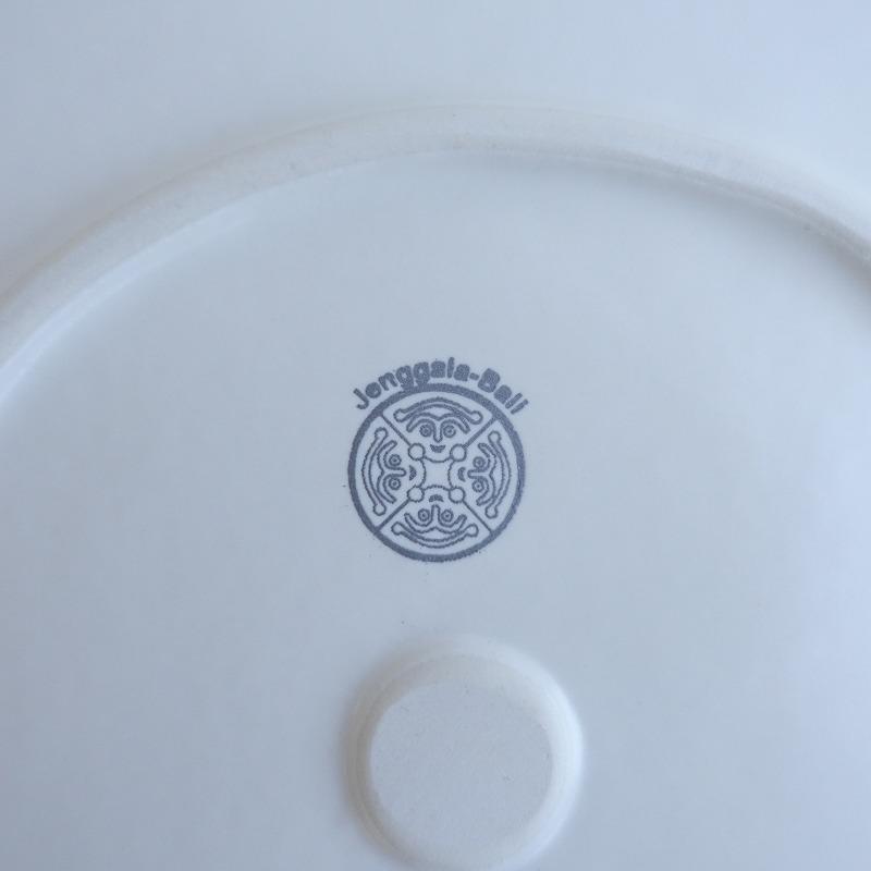 美品】ジェンガラ ケラミック JENGGALA KERAMIK *FRANGIPANI DISH
