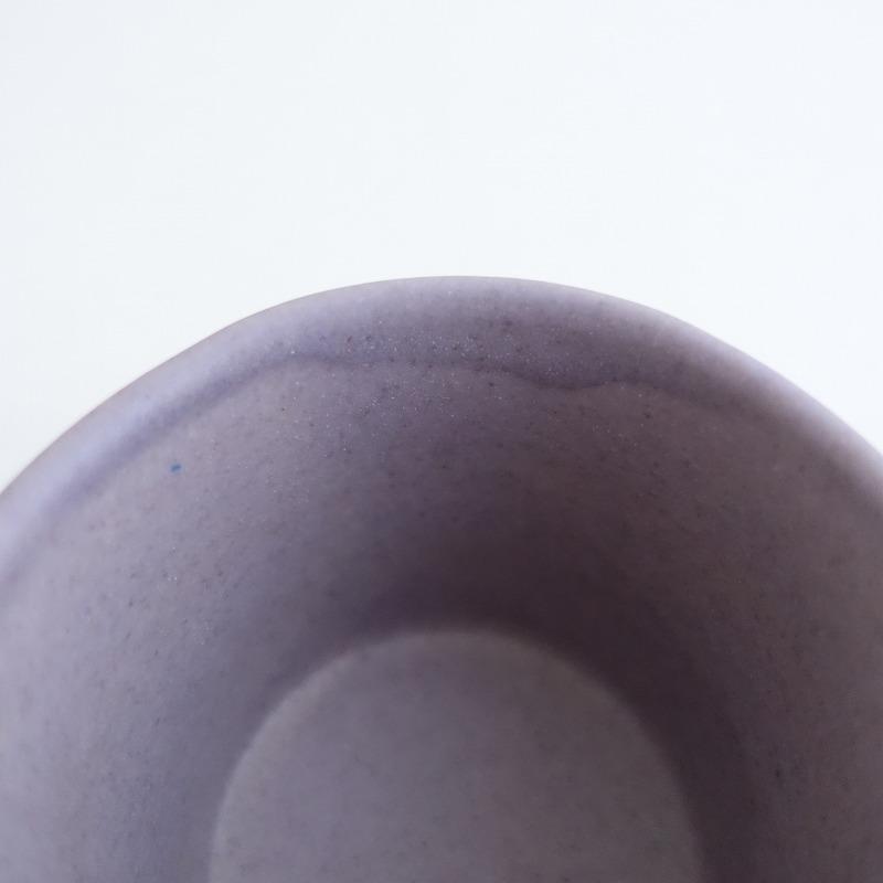 美品】吉村和美 *フリーカップ 8cm*器うつわコップ小鉢パープル食器