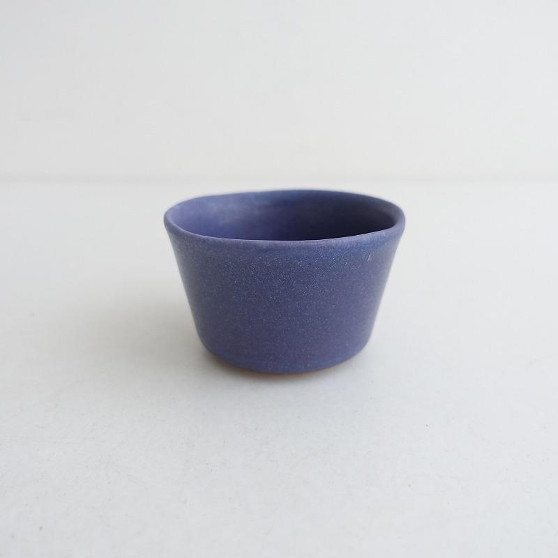 美品】吉村和美 *フリーカップ 9cm*器うつわコップボウルパープル紫