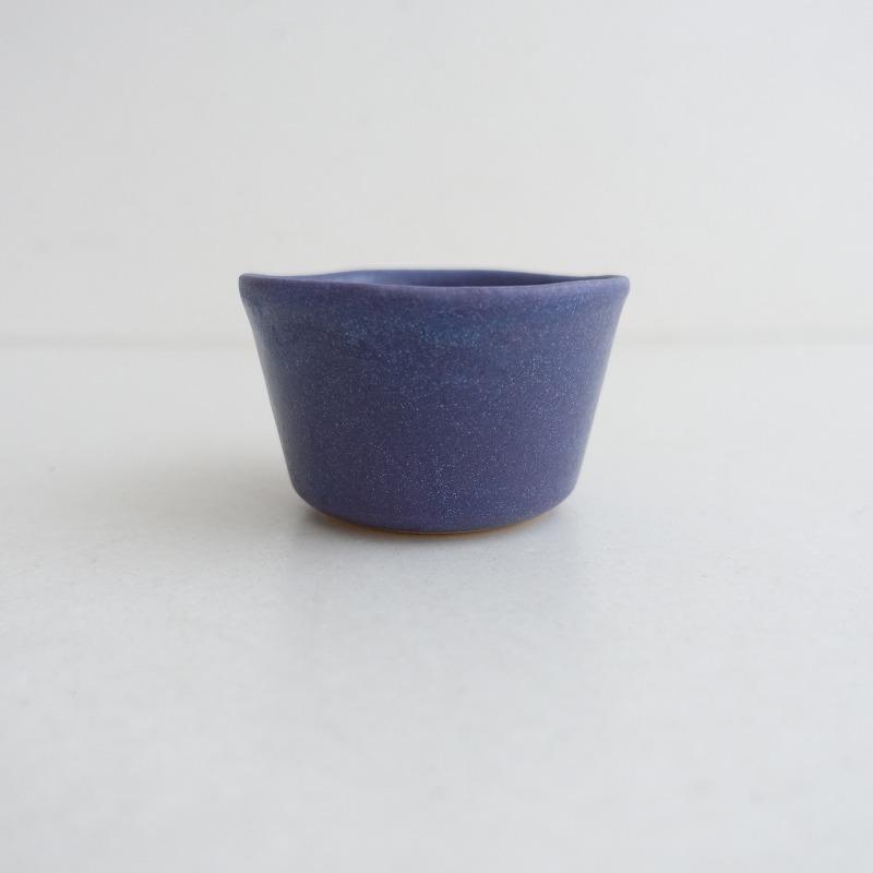 美品】吉村和美 *フリーカップ 9cm*器うつわコップボウルパープル紫