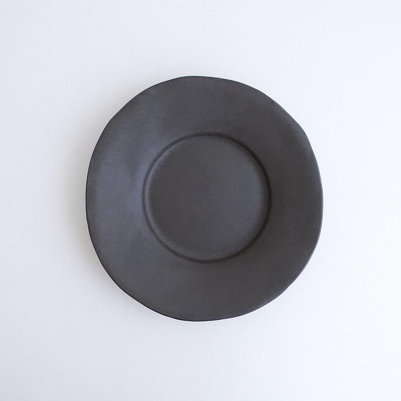 新品 馬場勝文 皿 ラウンドプレート ①新品 馬場勝文 皿 ラウンド