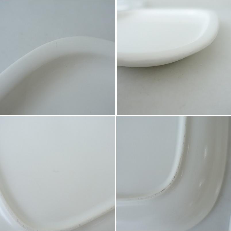 柳宗理 *セラミックプレート 23cm 2枚セット*白ホワイトお皿リム