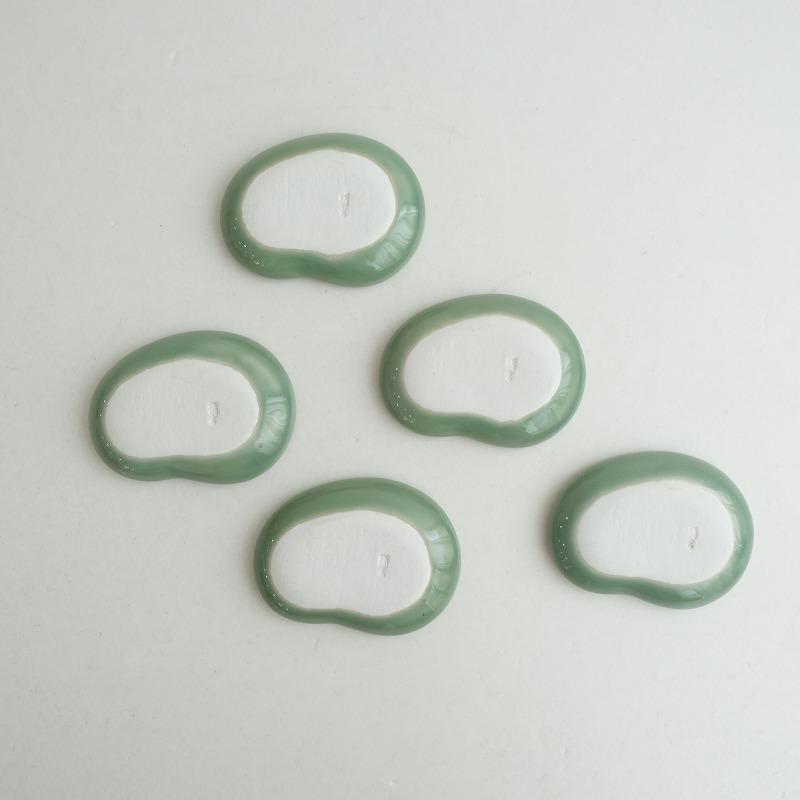 ☆ *たち吉 そら豆 豆皿 5枚セット*緑グリーン小皿お皿和食器橘吉