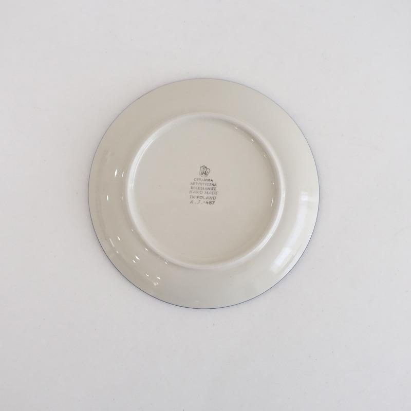 美品】ポーリッシュポタリー Polish Pottery *プレート 20cm*青 美品】ポーリッシュポタリー Polish Pottery *プレート 20cm*青