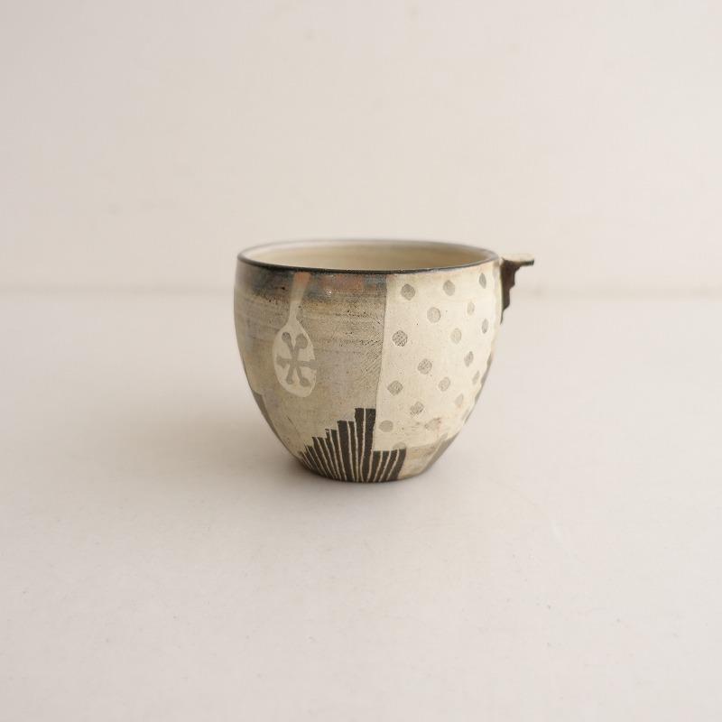 ウエダキヨアキ KIYOAKI UEDA *デザインカップ*絵付けマグカップコップ