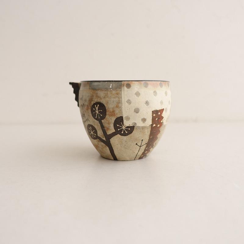 ウエダキヨアキ KIYOAKI UEDA *デザインカップ*絵付けマグカップコップ