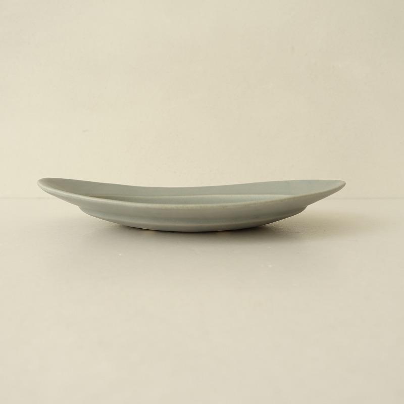 あわびウェア Awabi ware *岡本純一 オーバル皿 M 青マット あわびウェア Awabi ware *岡本純一 オーバル皿 M 青マット