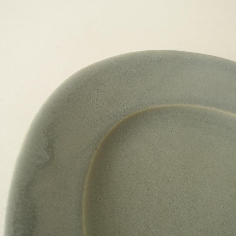 あわびウェア Awabi ware *岡本純一 オーバル皿 M 青マット あわびウェア Awabi ware *岡本純一 オーバル皿 M 青マット