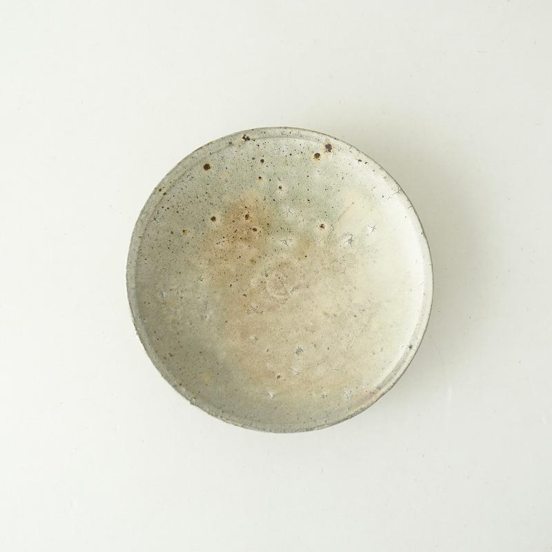 美品】尾形アツシ *5.5寸皿*ヒビ手和食器お皿取り皿銘々皿プレート