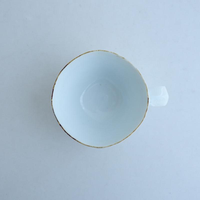 美品】内藤美弥子 *マグカップ*白ホワイトコップ和食器作家【陶器