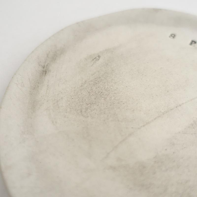 岩田圭介 *スタンプ皿 15cm*お皿平皿和食器プレート8PW作家【陶器