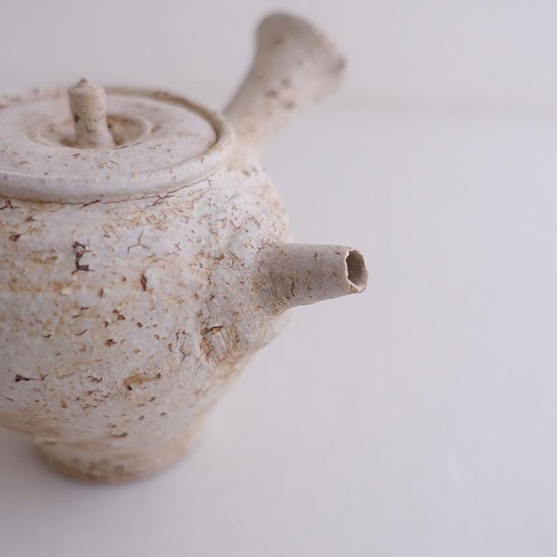 美品】希少/内田鋼一 *加彩 ポット*急須砂化粧茶器食器作家【陶器