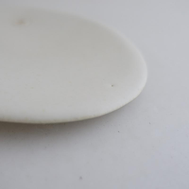 美品】岩田圭介 *楕円皿 25x17cm*オーバルプレートお皿和食器作家白
