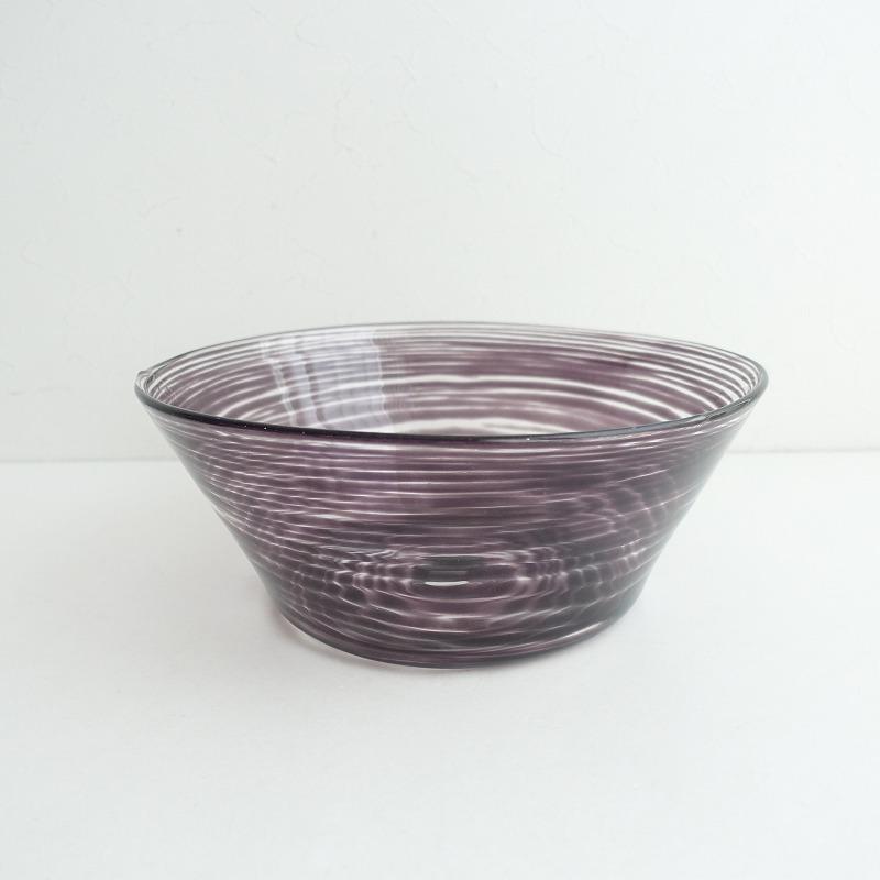 辻和美 tsuji kazumi *ガラス ボウル 大鉢 33cm*せんせん食器【陶器