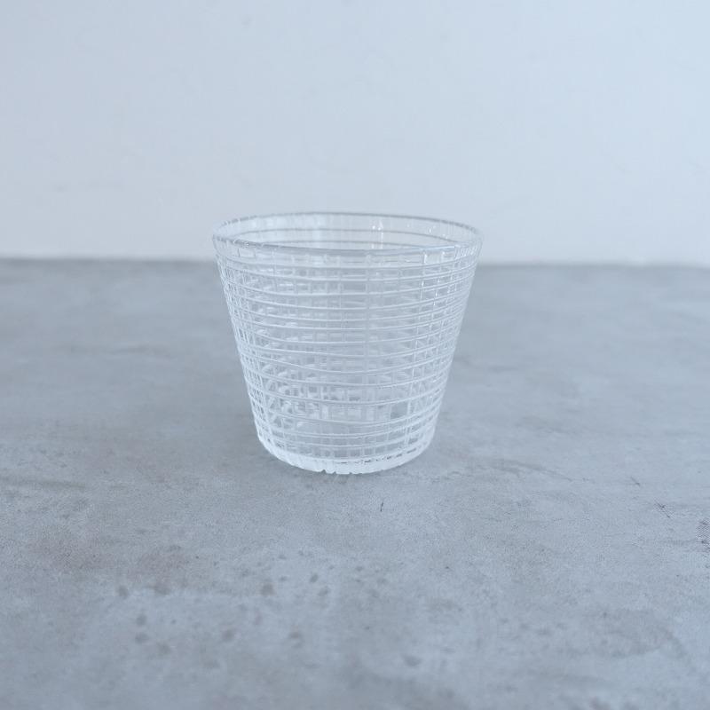 美品】辻和美 tsuji kazumi *ミゾレ めんちょこ*カップガラス【陶器