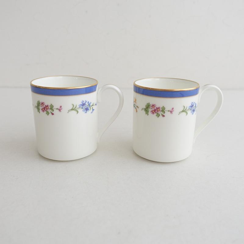 未使用】TIFFANY＆Co. ティファニー *フローラル マグカップ ペア