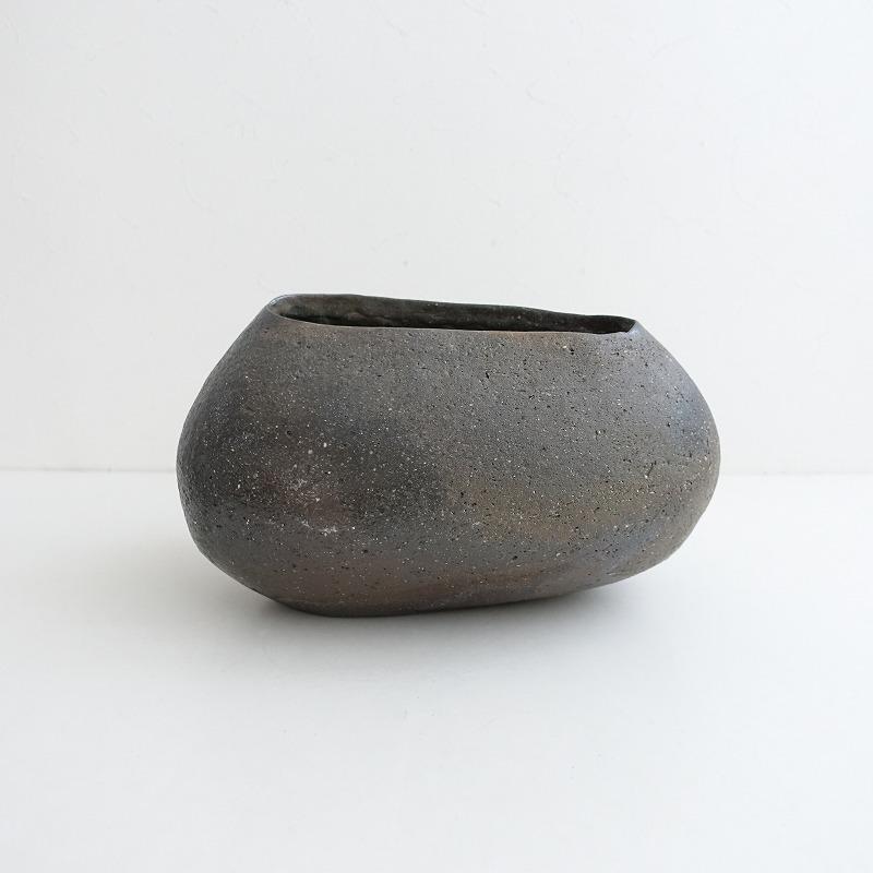 美品】花岡隆 Hanaoka Yutaka *花器 32cm*花瓶フラワーベース