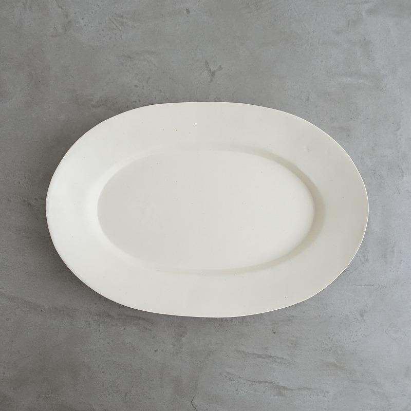 井山三希子 オーバルプレート オーバル皿 3番 ホワイト イヤマミキコ