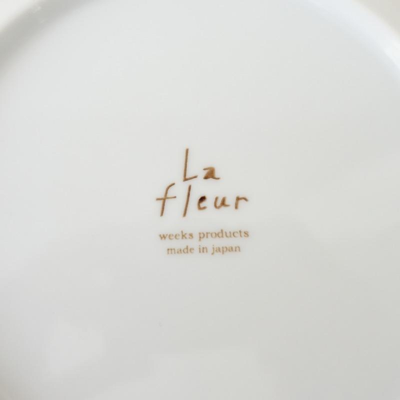 鹿児島睦 *la fleur プレート グレー・イエロー 2枚セット*食器 鹿児島睦 *la fleur プレート グレー・イエロー 2枚セット*食器
