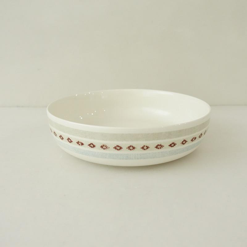 1リュネビル ヤドリギ スープボウル 深皿26cm 貫入 皿