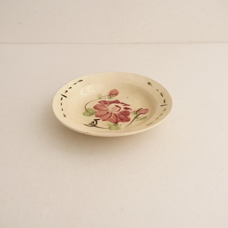 美品】☆ べトナムソンベ焼*アンティーク中皿*食器お皿【陶器】(wa87