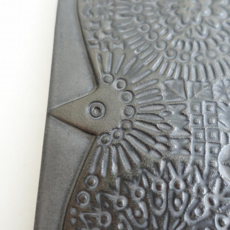 バーズワーズ BIRDS' WORDS *ceramic plate bird black*オブジェ バーズワーズ BIRDS' WORDS *ceramic plate bird black*オブジェ