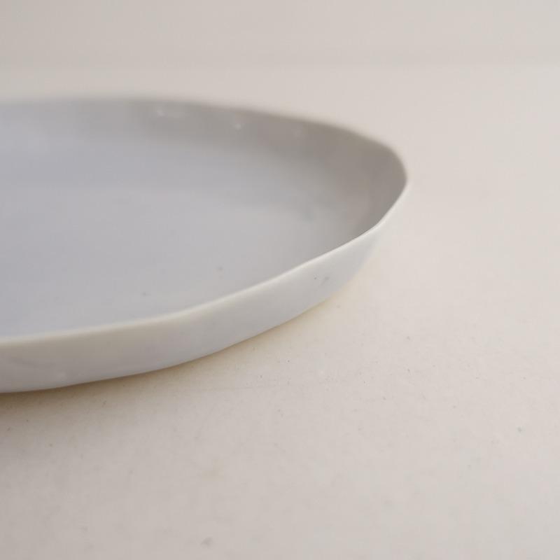 【専用】藤本羊子　ターコイズブループレート　と丸型ボウル　作家もの　手びねり 藤本羊子 7寸 プレート ネイビーブルー 皿 ターコイズ 手びねり