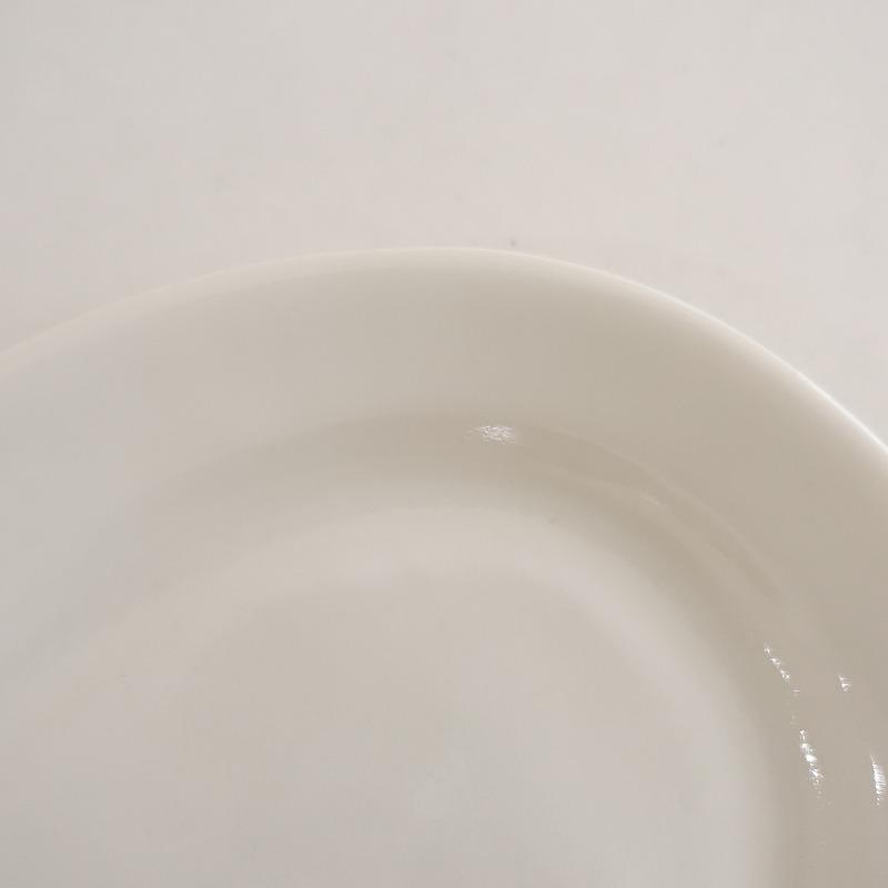 未使用】谷口晃啓 *リムプレート 23cm ホワイト*食器お皿【陶器】(wa87