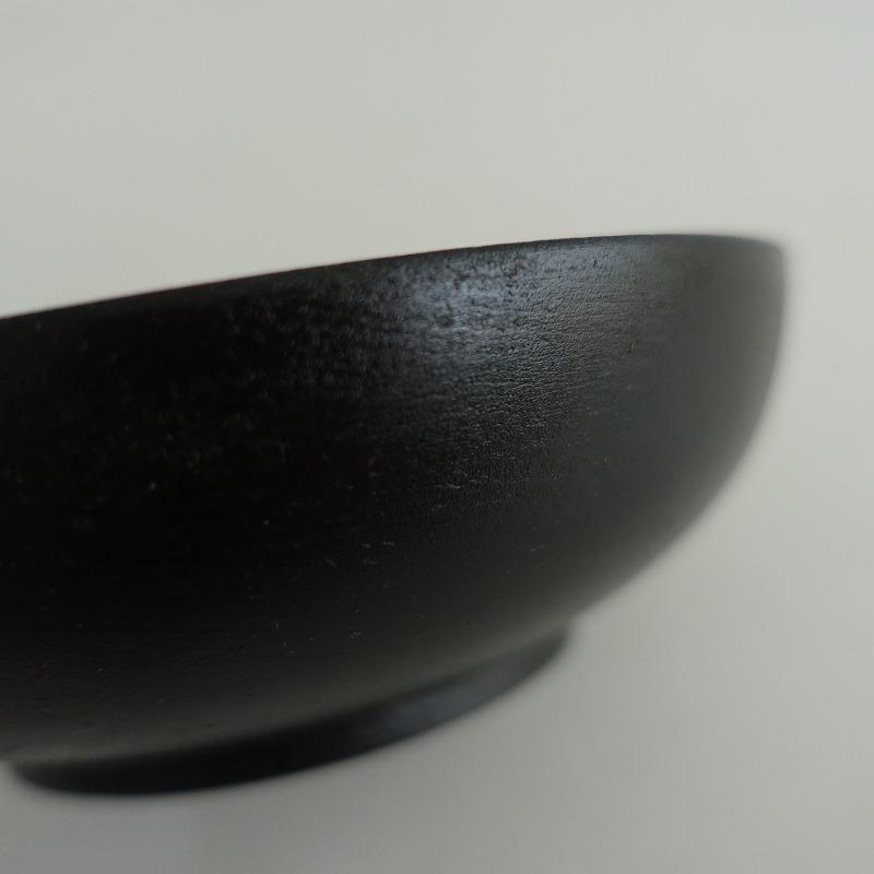 美品】土井宏友 *平椀 17cm*食器お皿器お椀【陶器】漆芸家漆作家(wa87