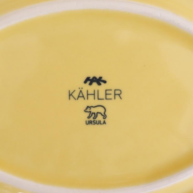 KAHLER（ケーラー） 【北欧】美品/Kahler *URSULA オーバルプレート