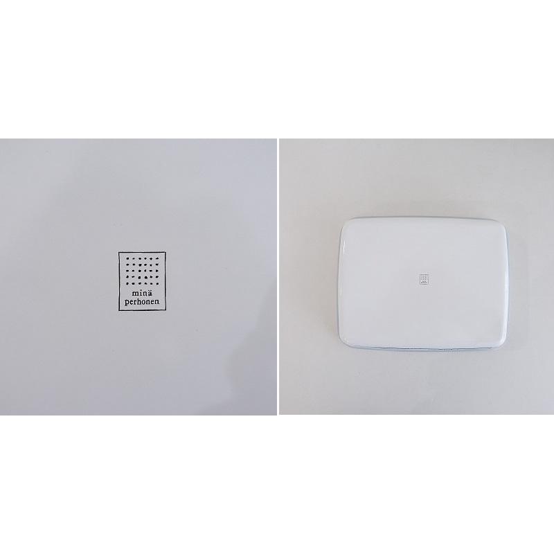 未使用品　琺瑯　ミナペルホネン　minaperhonen レクタングル　セット 野田琺瑯×ミナペルホネンコラボ購入。 | LEE
