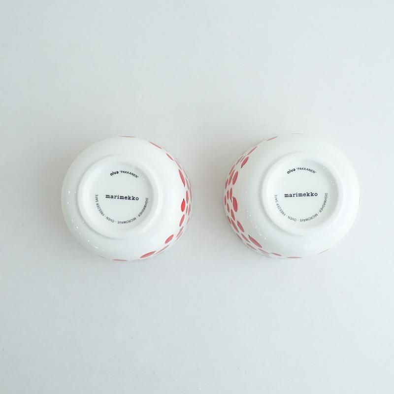 【新品未使用】マリメッコ パッカネン ボウル 北欧】美品/マリメッコ marimekko *PAKKANEN ボウル 10cm 2個セット