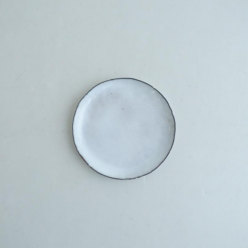 美品】広瀬陽 *七宝焼 小皿 10cm*食器お皿プレート作家【陶器】(wa87