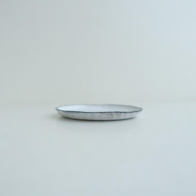 美品】広瀬陽 *七宝焼 小皿 10cm*食器お皿プレート作家【陶器】(wa87