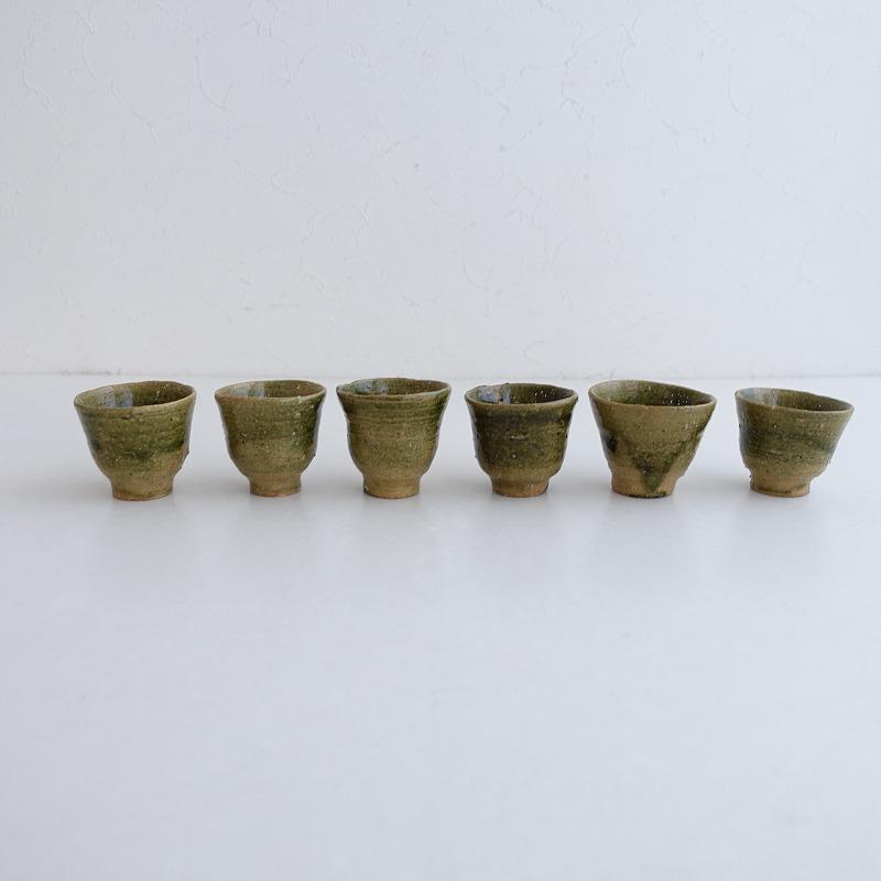 美品】キムホノ 金憲鎬 *茶杯 6点セット*食器コップカップ【陶器