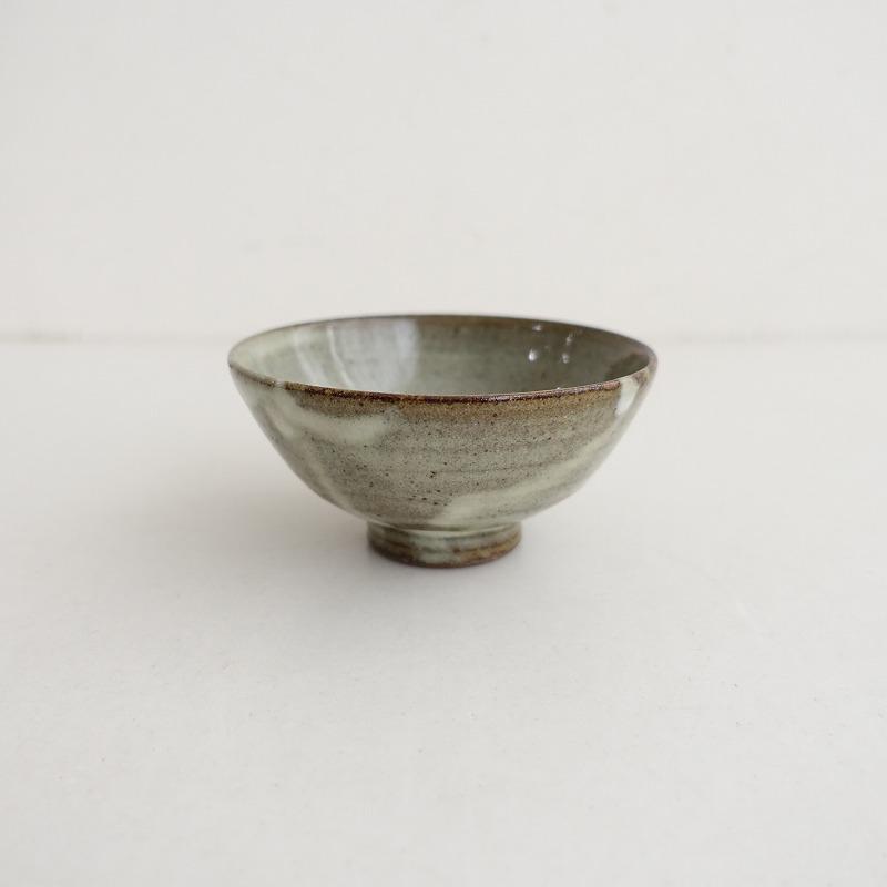 美品】寺村光輔 *飯碗*林檎灰釉食器お皿うつわ作家器【陶器】(wa87