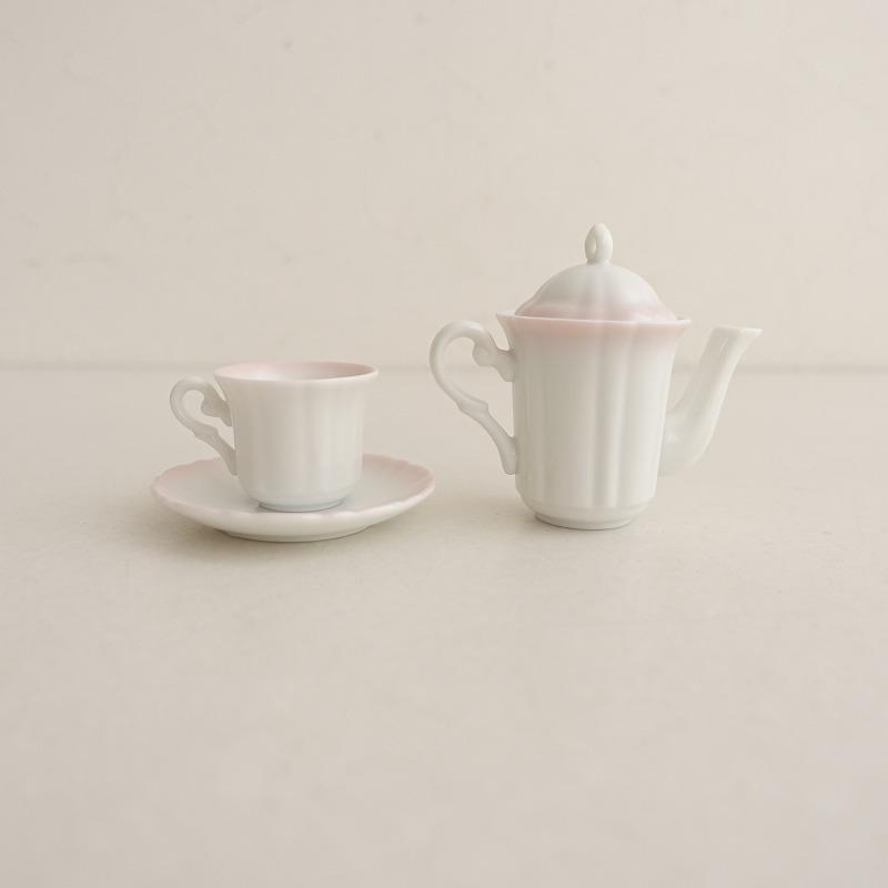 美品】イマン imane *ダイアナローズ ミニチュアセット*食器コップ