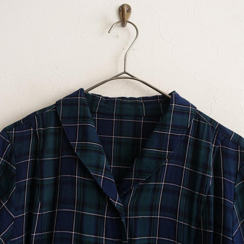 美品/2022/定価2.4万】レポリス Re：poris *スコーン チェックダブル  