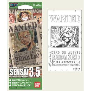 プリントガード SENSAI3.5 ワンピース02 手配書ゾロ 新品 送料無料 | 