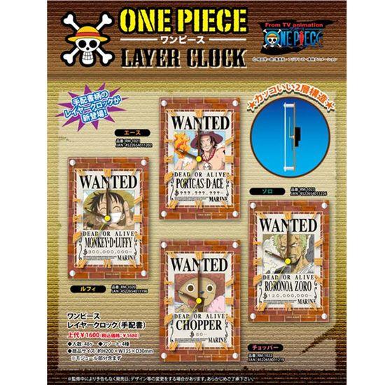 内祝い Onepiece ワンピース 手配書レイヤークロック 各種 新品 Shipsctc Org