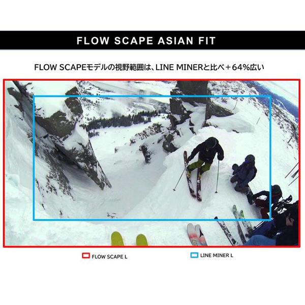 25-26 【 OAKLEY 】 オークリー スノー ゴーグル FLOW SCAPE L フロー