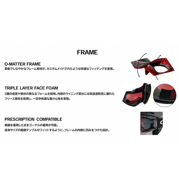 25-26 【 OAKLEY 】 オークリー スノー ゴーグル FALL LINE L フォール