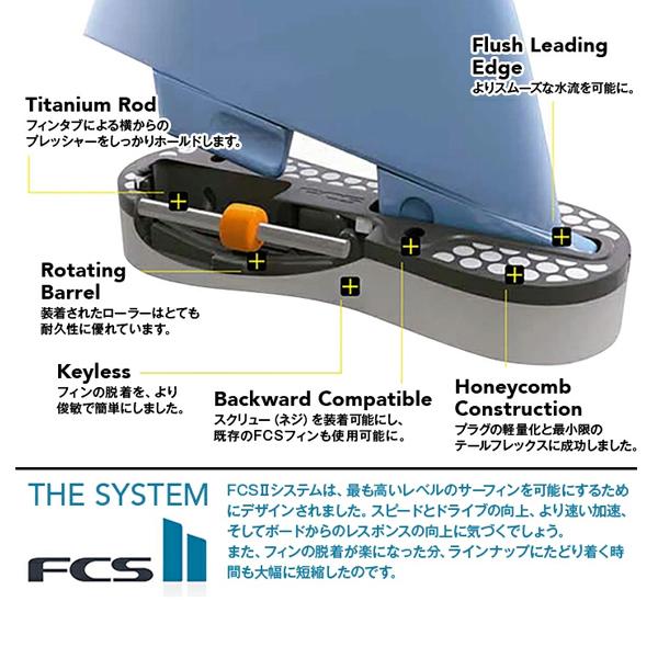 FCS 【 FCS II 】 エフシーエス2 フィン SINGLE FIN シングル フィン 8