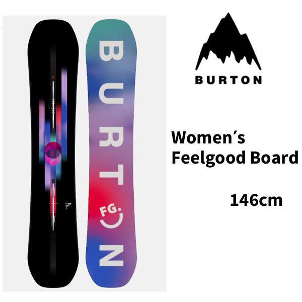 24-25 【 BURTON 】 バートン　 WOMEN’S FEELGOOD BOARD　 ウィメンズ 　 フィールグッド 　キャンバー スノーボード　146cm　正規販売店 | 