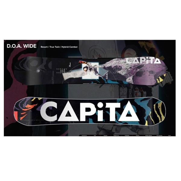 CAPITA DOA D.O.A キャピタ ディーオーエー ワイド Amazon | キャピタ（CAPITA） スノーボード 板 23-24 DOA WIDE