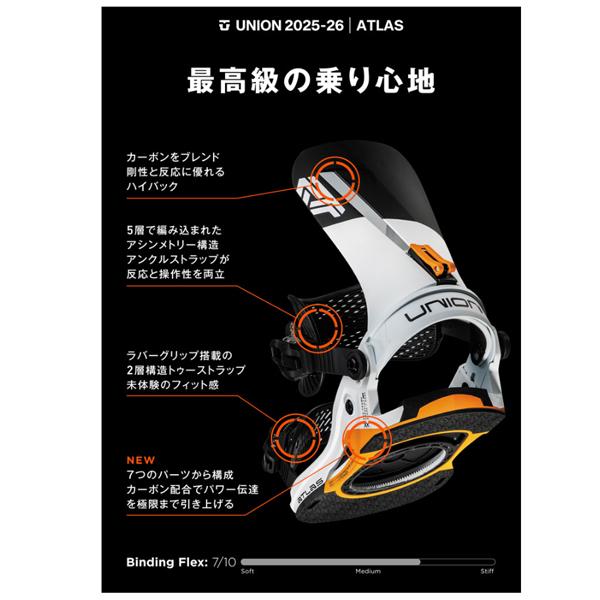 25-26 【 UNION 】 ユニオン ビンディング ATLAS アトラス M