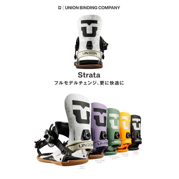 25-26 【 UNION 】 ユニオン ビンディング STRATA ストラータ BLACK M
