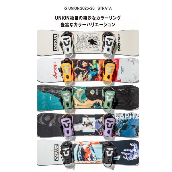 25-26 【 UNION 】 ユニオン ビンディング STRATA ストラータ BLACK M