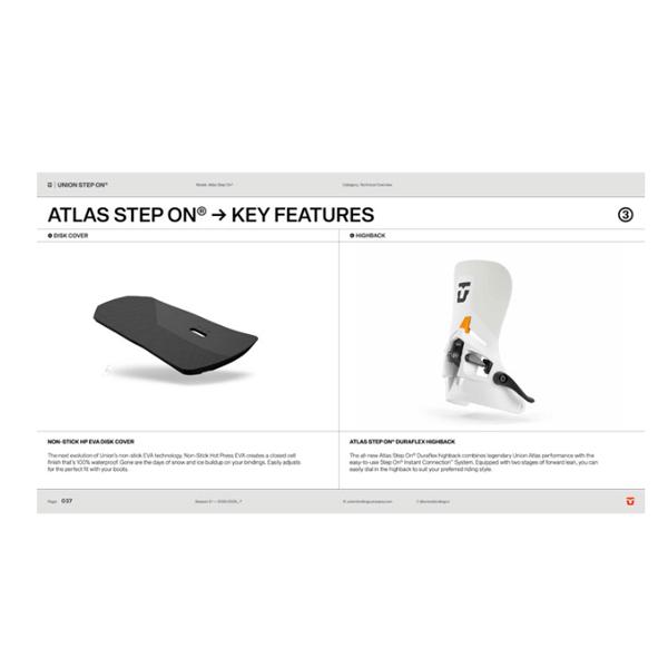 25-26 【 UNION 】 ユニオン ビンディング ATLAS STEP ON アトラス